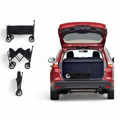 Foldable Collapsible Camping Outdoor Garden Trolley Cart Wagon Truck Wheelbarrow