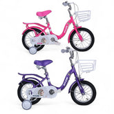 RYDR 12/14/16inch Kids Bike Children Girls Pink Purple Bicycle Cycling Removable