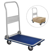 Heavy Duty 150kg Folding Platform Trolley Hand Truck Cart Sack Flat Bed Pulley