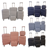 5PC Hard Shell PP Suitcase Set Trolley Case Travel Spinner Wheels Cabin Luggage