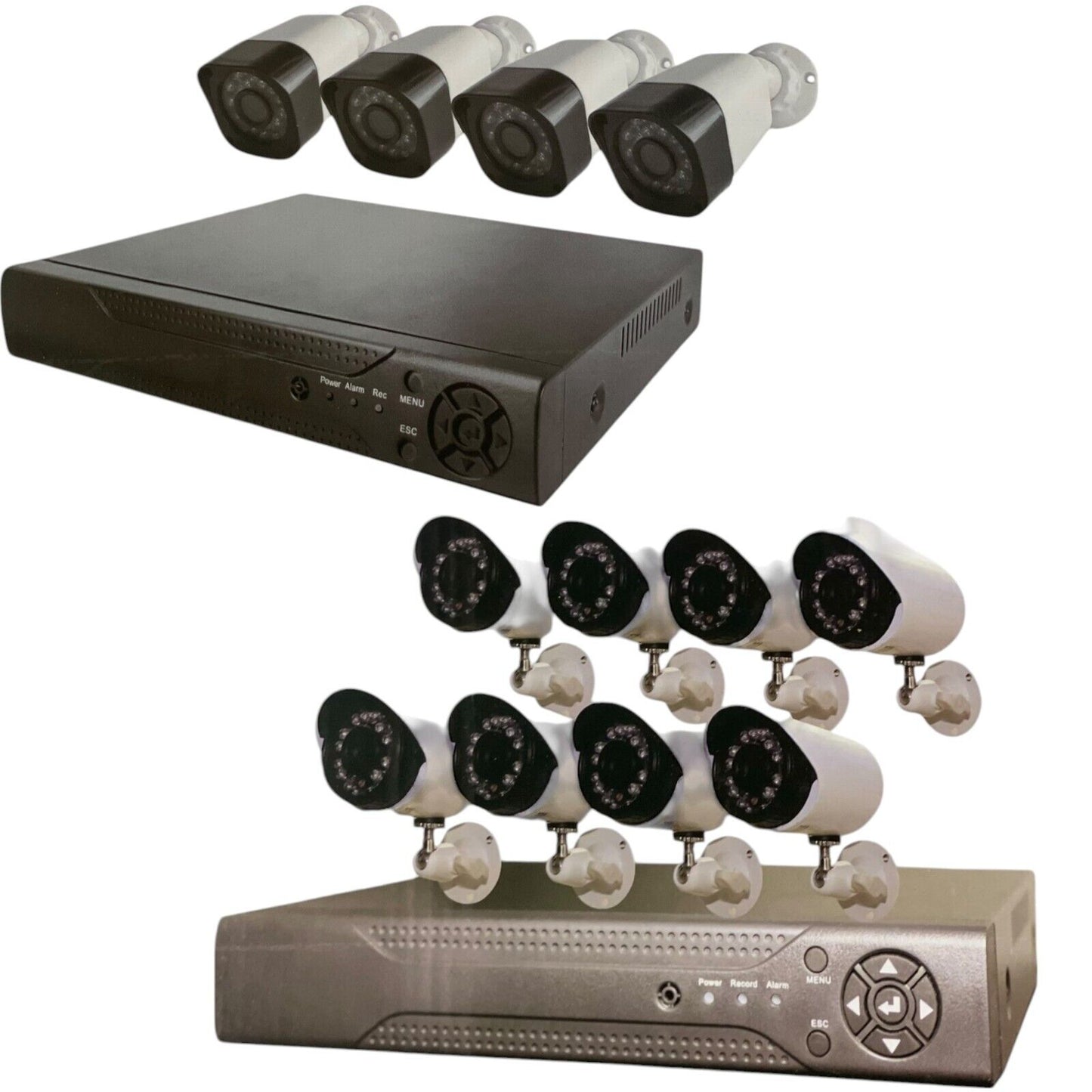 Colour CCTV Camera System HD 1080P 8CH DVR Hard Drive Outdoor Home Security Kit