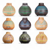 Essential Oil Diffuser 400ml Aromatherapy Ultrasonic Mist Humidifiers UK Plug