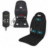 8 Modes Massage Seat Cushion Heated Back Neck Body Massager Chair For Home & Car