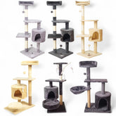 Large Cat Tree Tower Bed Activity Centre Cat Climbing Multilevel Scratching Post