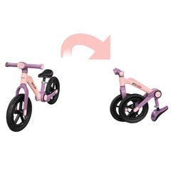 RYDR Folding Lightwieght Balance Bike Carbon Steel Frame No Pedal Walking Balance Bike Training Bicycle for Kids and Toddlers 3- to 6 Years Old