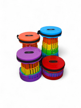 Folding Stool Portable Telescoping Seat Camping Retractable Adjustable Outdoor