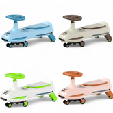 RYDR Music Swing Car Ride on With LED Wheels Wiggle Car Lightup Steering 2+