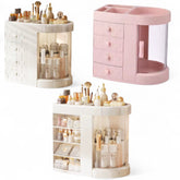 Large Make Up Organiser Cosmetic Vanity Case Box 4 Drawers Skincare Storage