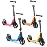 Teens Adult Folding Kick Scooter 2 Big Wheels Adjustable Height Ride On Toy