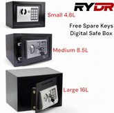 Electronic Password Security Safe Money Cash Deposit Box Office Home Safety Mini