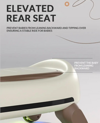 RYDR Music Swing Car Ride on With LED Wheels Wiggle Car Lightup Steering 2+