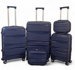 5PC Hard Shell PP Suitcase Set Trolley Case Travel Spinner Wheels Cabin Luggage