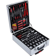 499 PCS Tool Set Case Mechanics Kit Box Organize with Castors Toolbox Trolley