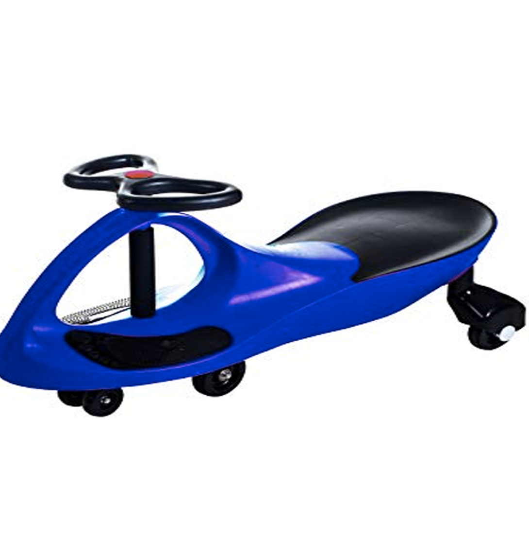 SWING CAR RIDE ON SWIVEL SCOOTER CHILDRENS TOY KIDS WIGGLE GYRO