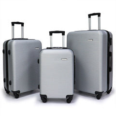 Hard Shell 4 Wheel Spinner Suitcase Case Luggage Trolley Cabin Carry On High