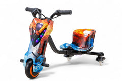 Kids Teens Electric Drifting Go Kart 360 Spin 24V Battery Ride On Drift Car