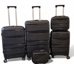 5PC Hard Shell PP Suitcase Set Trolley Case Travel Spinner Wheels Cabin Luggage