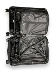 Hard Shell Suitcase 4 Wheel Travel PC ABS Cabin Luggage Trolley Lightweight Case