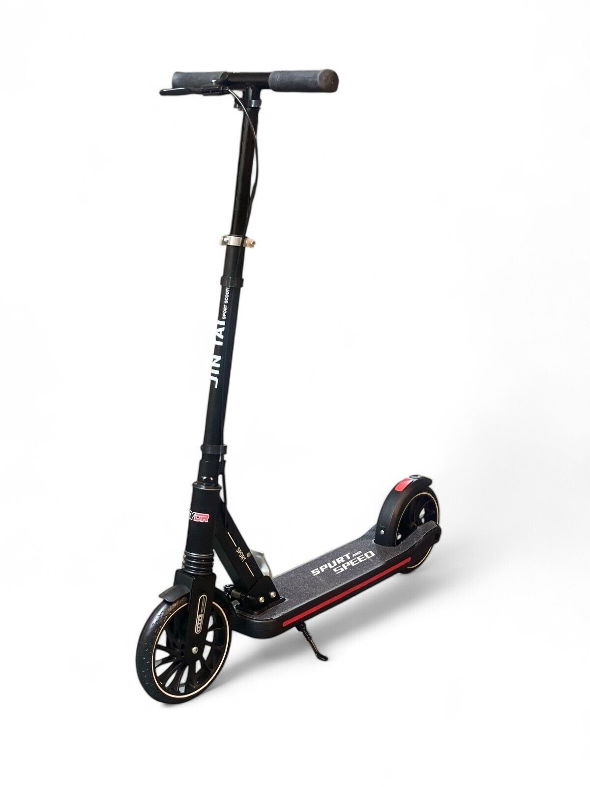 Folding Adult Scooter Big Wheels Suspension Non Electric Commuter Kick Push Dual
