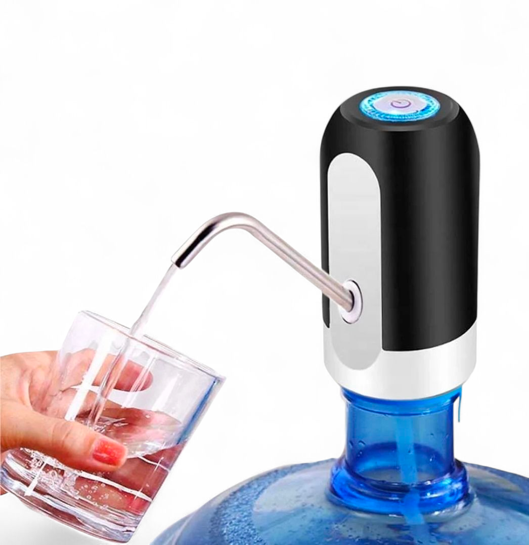 Electric Water Bottle Pump USB Rechargeable Automatic Drinking Water D ...