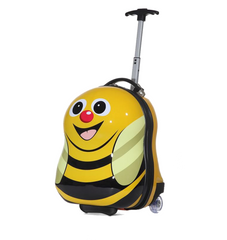 Children Kids Holiday Travel Hard Shell Suitcase Luggage Trolley Bags Animal