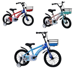 12 14 16 Inch Adjustable Height Kid Bicycle for 2-7 Years Old Boys and Girls