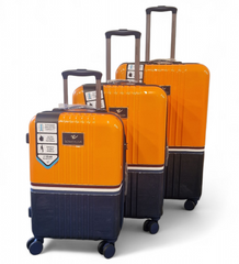 HQ Suitcase Travel Luggage Trolley 4 Wheel Lightweight Hard Shell PP Cabin