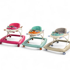 Baby Walker Rocker Bouncer First Steps Push Along Activity Music Ride Car Space