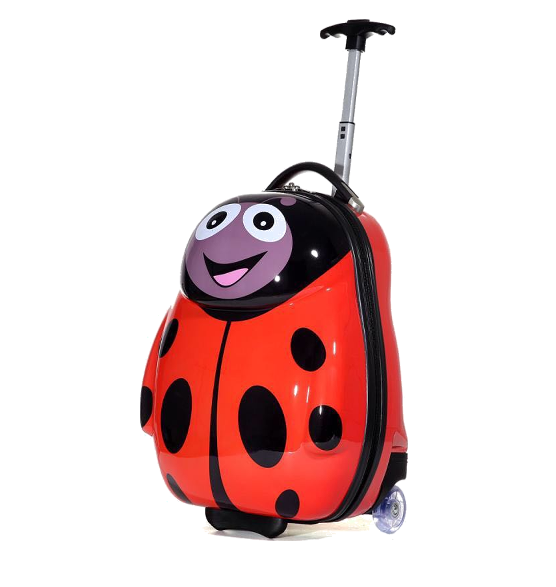 Children Kids Holiday Travel Hard Shell Suitcase Luggage Trolley Bags Animal