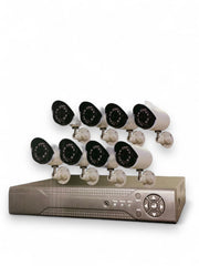 Colour CCTV Camera System HD 1080P 8CH DVR Hard Drive Outdoor Home Security Kit