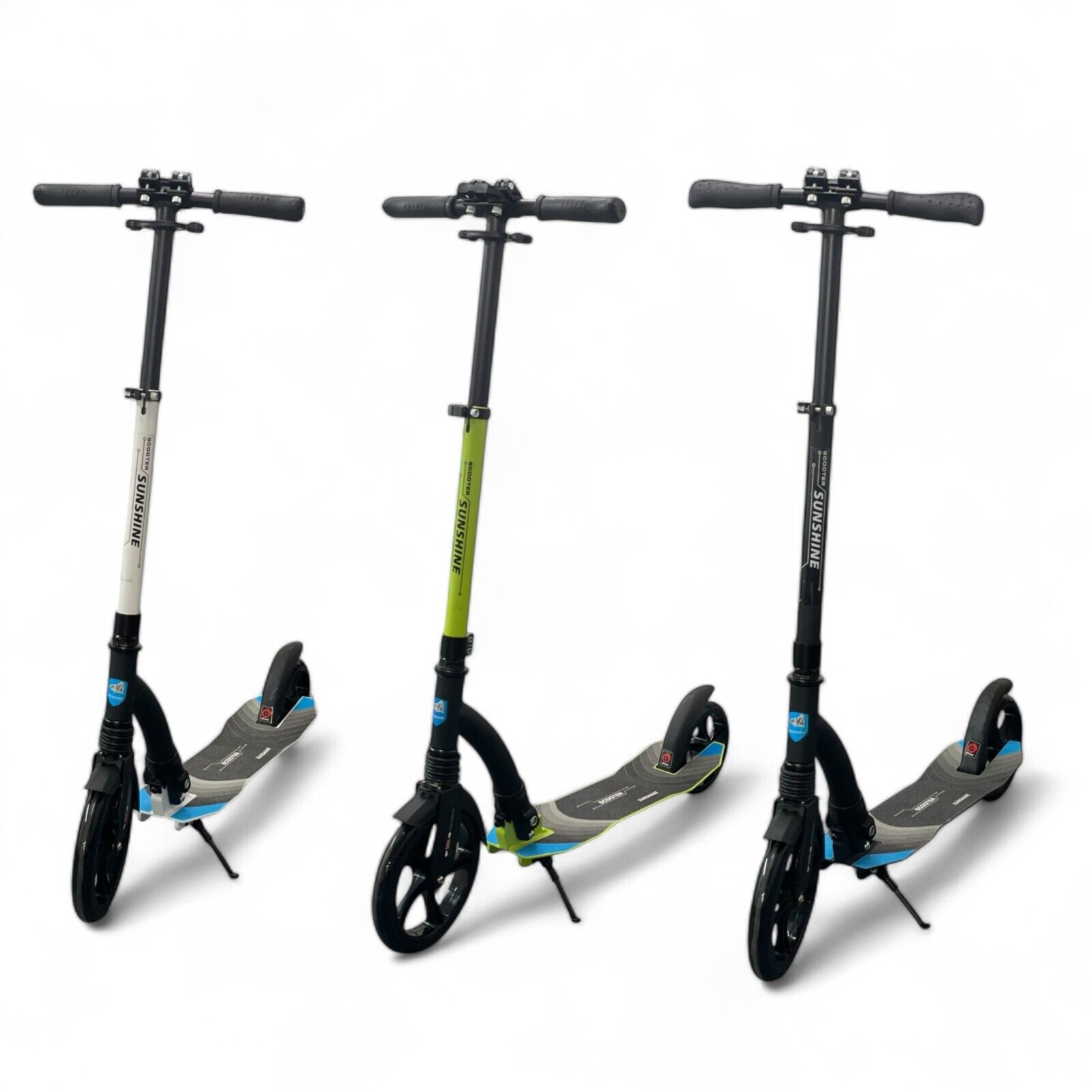 RYDR Suspension Adult Teens Kick Scooter Fold Adjust Rear Wheel & Hand Brake NEW