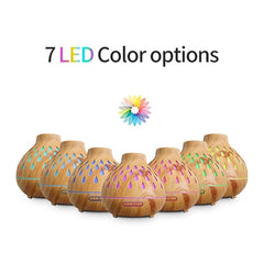 Essential Oil Diffuser 400ml Aromatherapy Ultrasonic Mist Humidifiers UK Plug