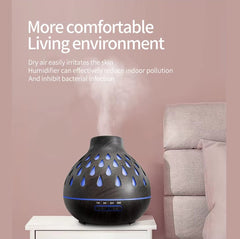 Essential Oil Diffuser 400ml Aromatherapy Ultrasonic Mist Humidifiers UK Plug