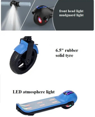 Electric Scooters For Kids Ages 4-10 UK E-Scooter 14km/h LED Display Light