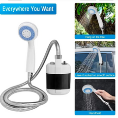 Portable Camping Shower USB Rechargeable Electric Shower Pump For Garden Outdoor