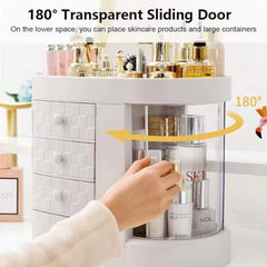 Large Make Up Organiser Cosmetic Vanity Case Box 4 Drawers Skincare Storage