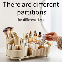 Rotating Make-up Organiser Cosmetic Storage Box Spice Tray Perfume Display Stand