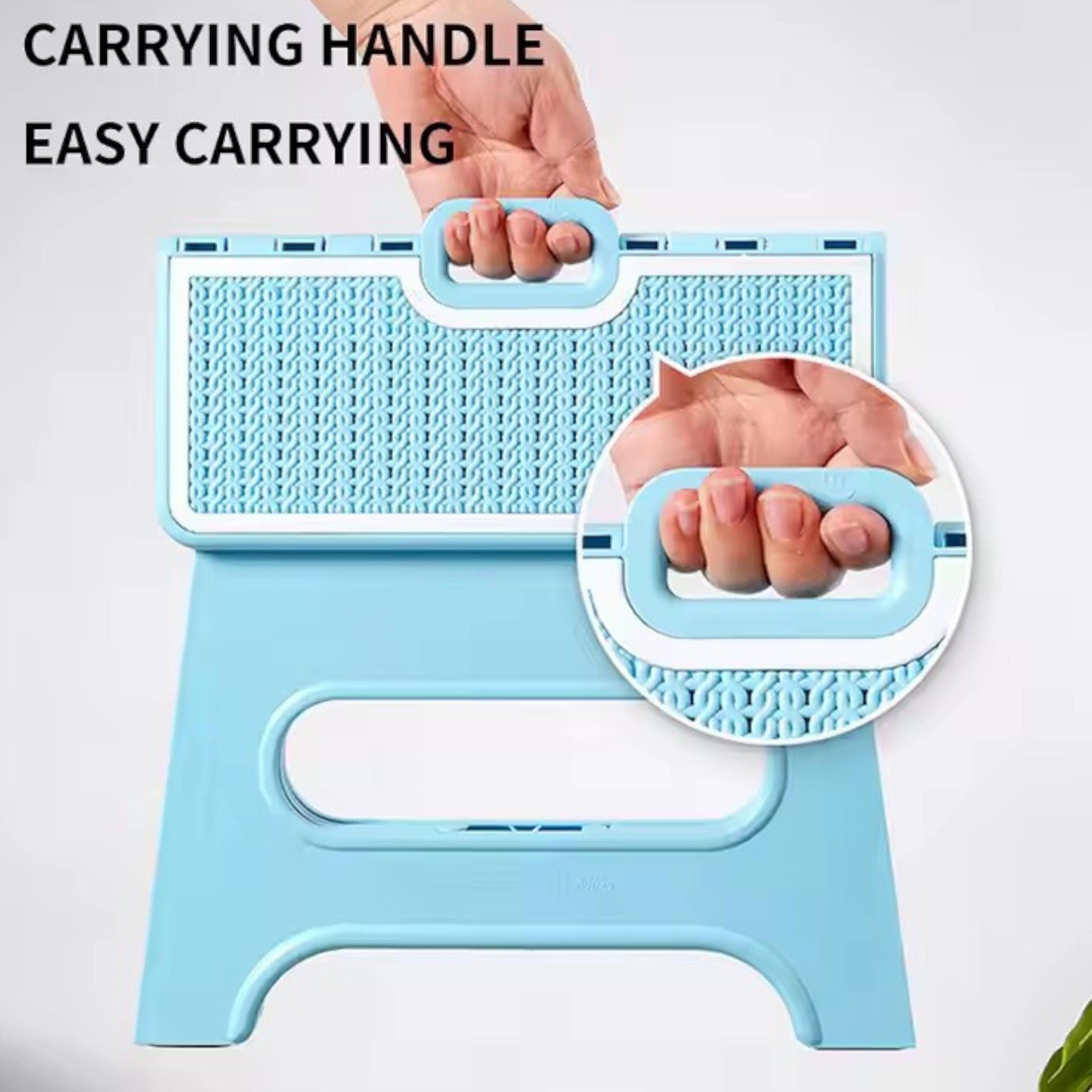 Mini Folding Stool Multi Purpose Step Anti Slip Grip Home Easy Storage Kitchen