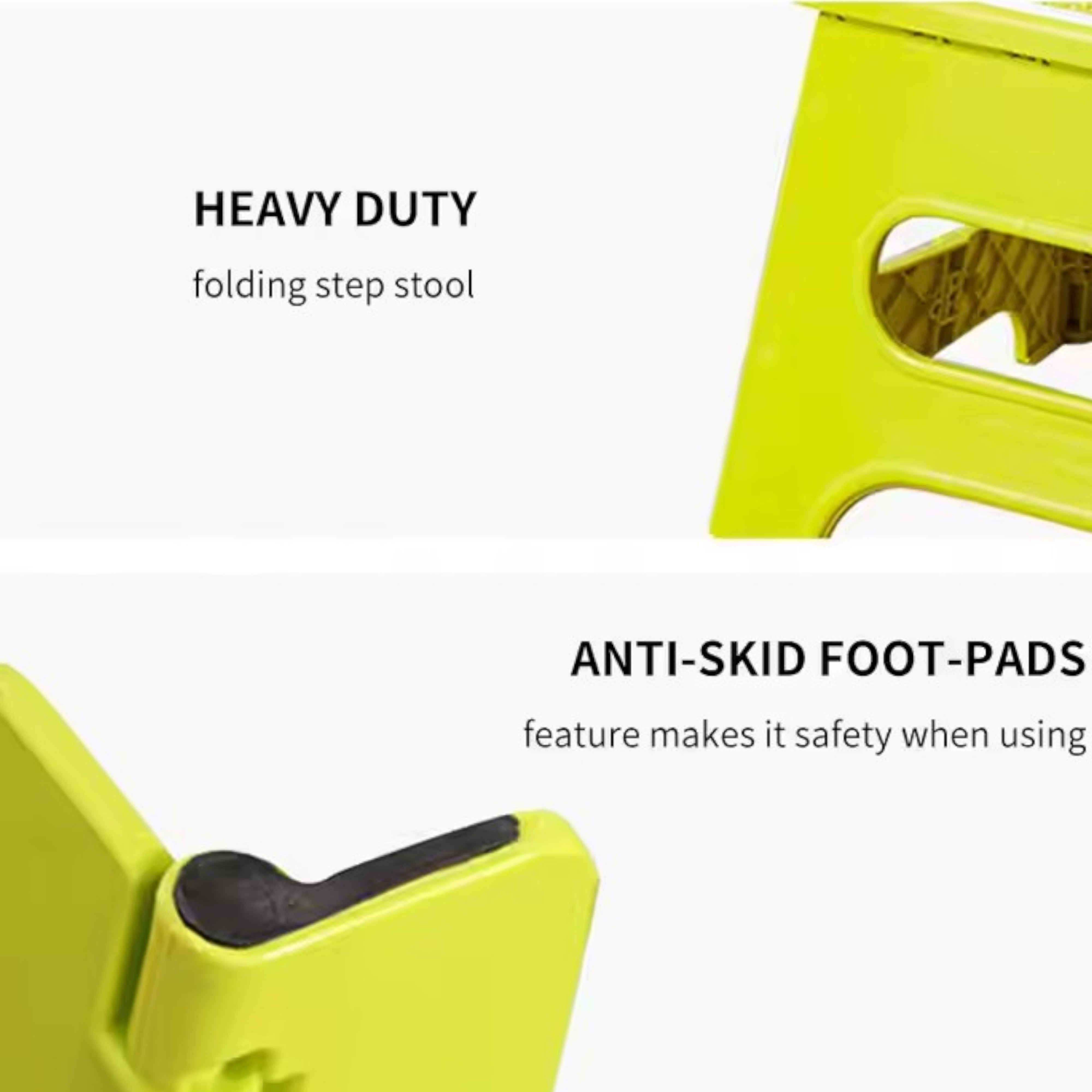 Mini Folding Stool Multi Purpose Step Anti Slip Grip Home Easy Storage Kitchen