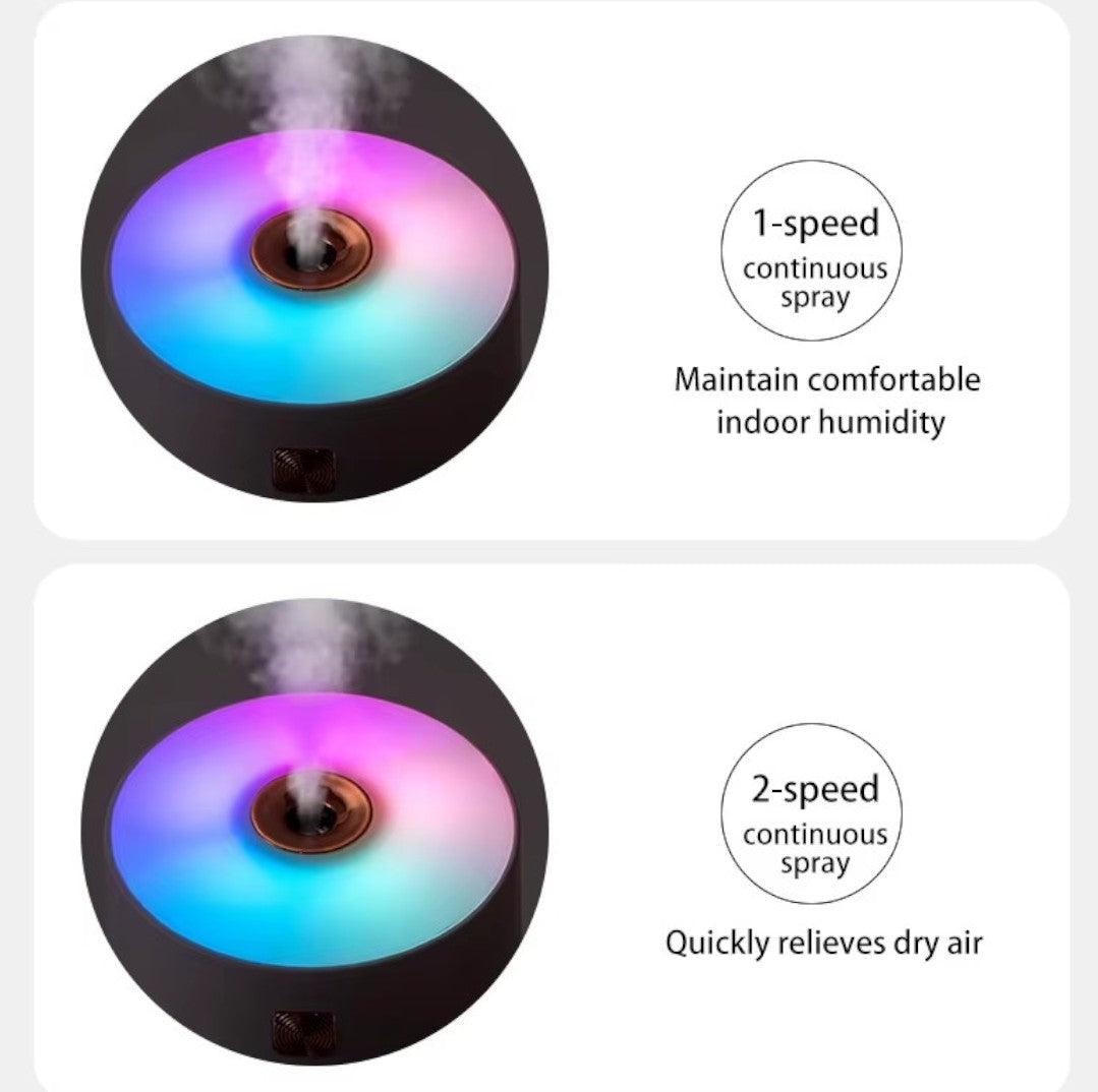Portable LED Essential Oil Diffuser Aroma Humidifier Aromatherapy Air Purifier