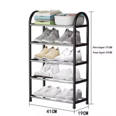 4 or 5 Tier Shoe Storage Rack Footwear Stand Shelf Hallway Entryway Organiser