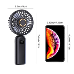 Portable Hand-held Fan Mini Folding Desk Fan Cooler Cooling USB Rechargeable
