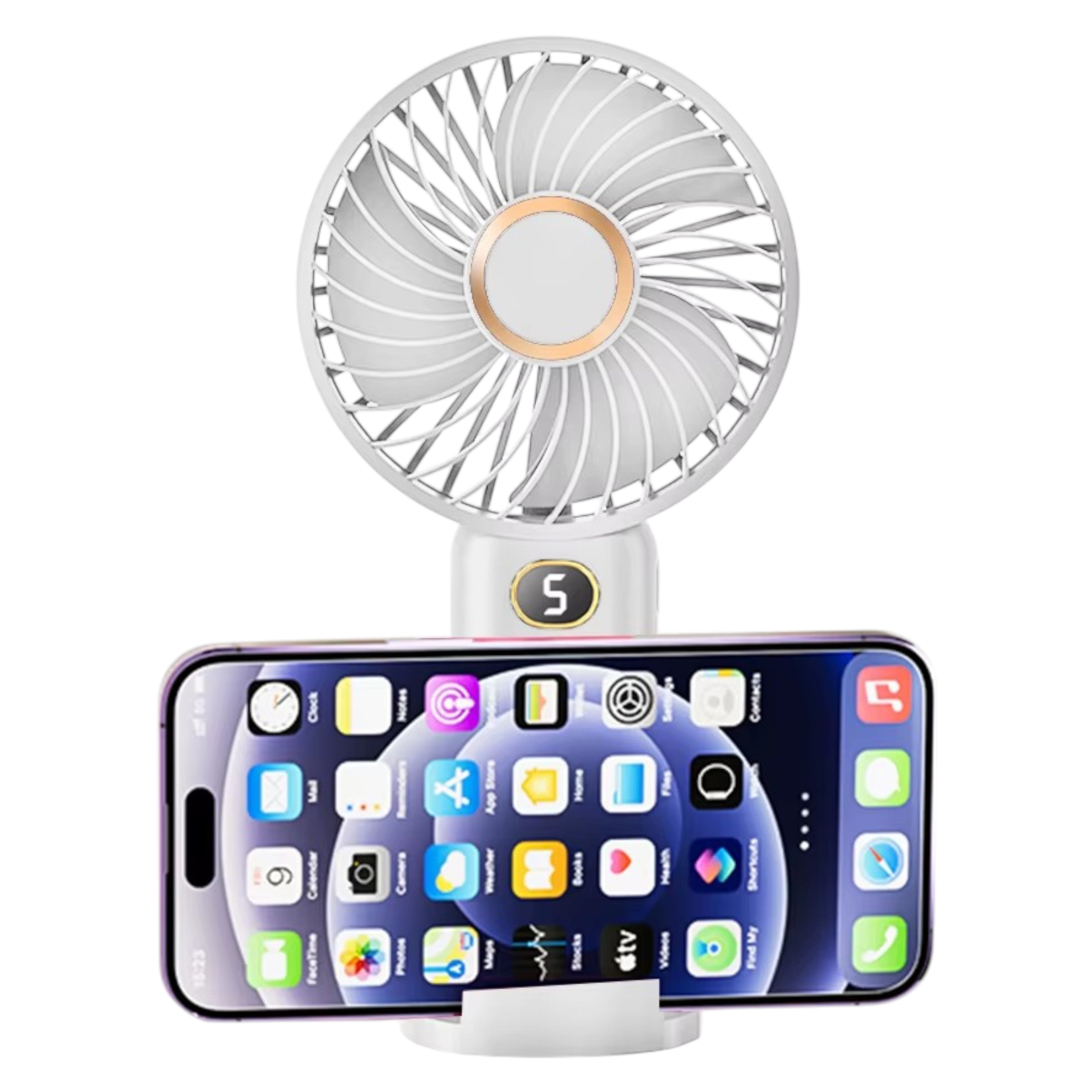 Portable Hand-held Fan Mini Folding Desk Fan Cooler Cooling USB Rechargeable