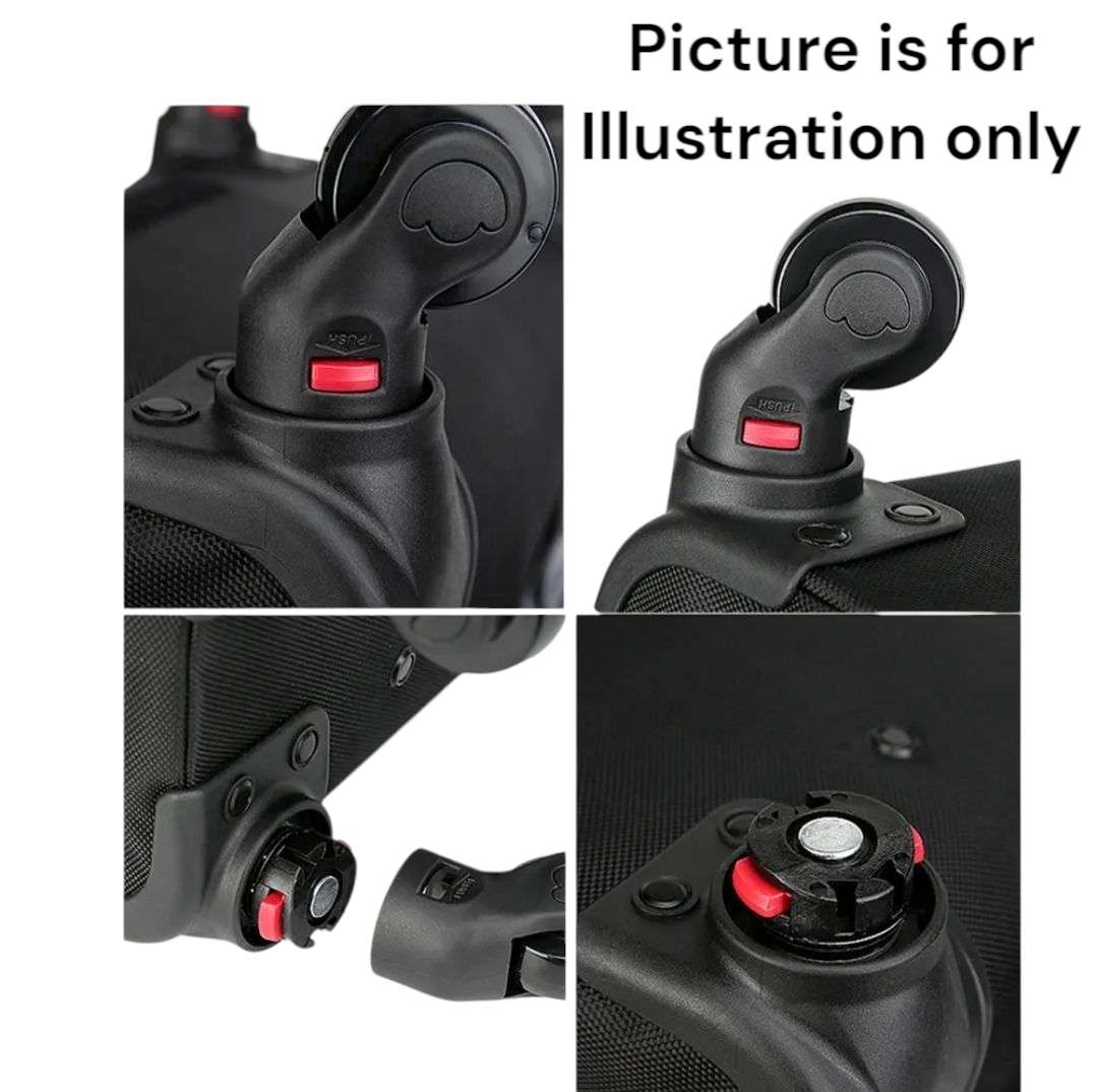 Cabin Hardcase Suitcase with Detachable 360 Degree Spinner Wheels Lightweight
