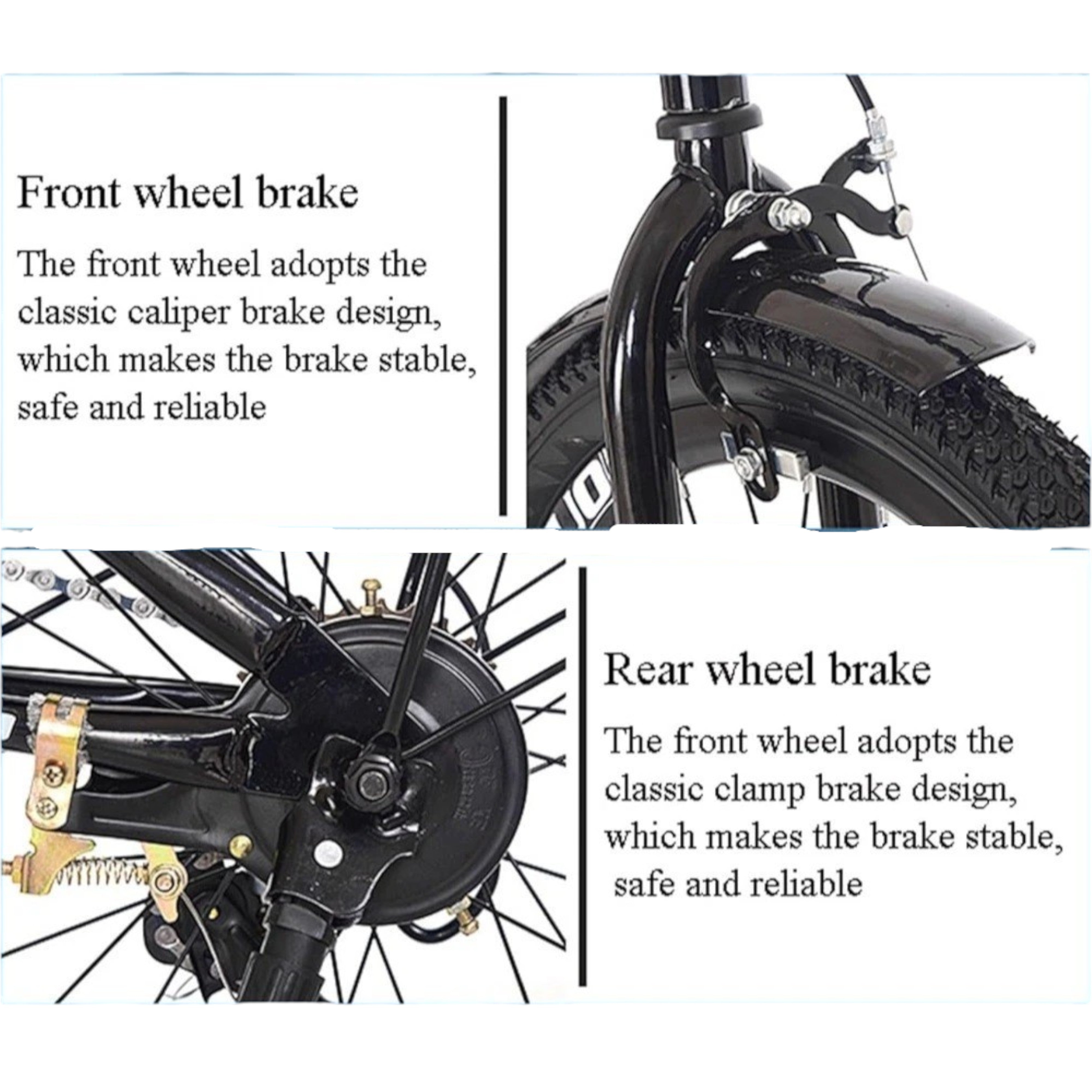 Folding Bicycle 20 Inch Bikes for Adults 7-Speed Variable Foldable City Bicycle