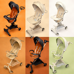 RYDR 360° Rotating Baby Pushchair with Reversible Seat, Parent & World Facing, Compact Fold Foldable Compact Travel Buggy Pram