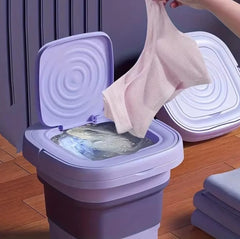 Portable Washing Machine Mini Washer Foldable Washer and Spin Dryer Small