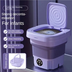 Portable Washing Machine Mini Washer Foldable Washer and Spin Dryer Small